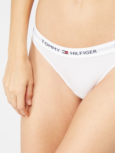 TOMMY HILFIGER Slip met elastische band met logo Wit - 3