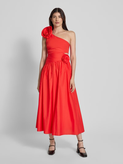 Forever New Abendkleid mit floralen Applikationen Rot 4