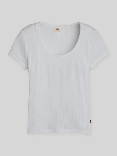 Levi's® t-shirt o kroju regular fit z czystej bawełny Biały 2