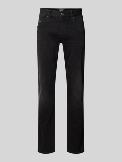 PME Legend Regular Fit Jeans mit Label-Detail Modell "Nightflight" Black 2