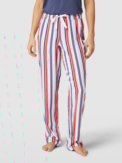 Schiesser Broek met streeppatroon Rood - 4