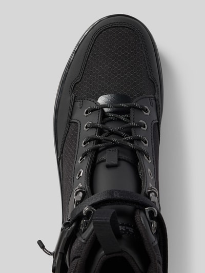 Dr. Martens Boots met veters en profielzool Zwart - 3