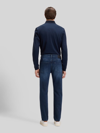 BOSS Regular Fit Jeans aus Baumwoll-Mix Modell 'RE.MAINE' Dunkelblau 5