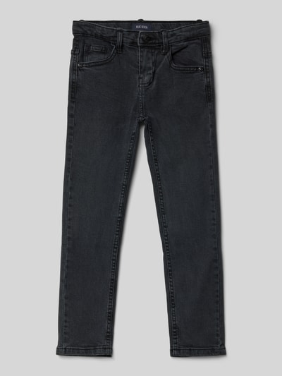 Blue Seven Slim Fit Jeans im 5-Pocket-Design Black 1