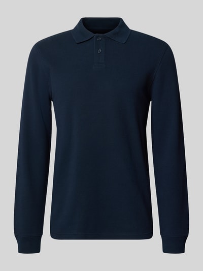 MCNEAL Relaxed Fit Poloshirt aus elastischem Baumwoll-Mix Dunkelblau 1