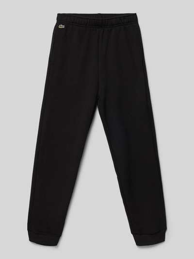 Lacoste Sweatpants mit Logo-Stitching Black 1