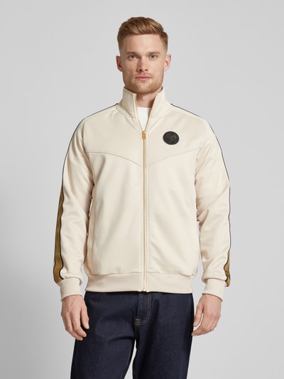 EA7 Emporio Armani Sweatjack met opstaande kraag Offwhite - 4