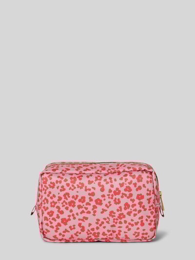 WOUF Kosmetiktasche mit Logo-Patch Modell 'Roar' Pink 2