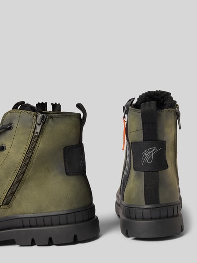 bugatti Schnürboots mit Reißverschluss Modell 'Pallario' Smaragd 2