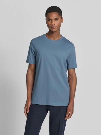 s.Oliver RED LABEL Regular Fit T-Shirt aus reiner Baumwolle Rauchblau 4