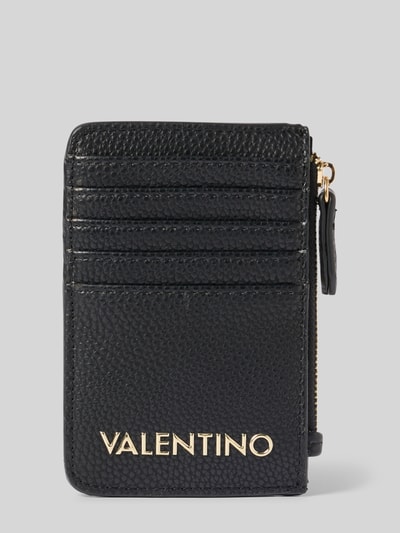 VALENTINO BAGS Kartenetui mit Label-Applikation Modell 'BRIXTON' Black 1