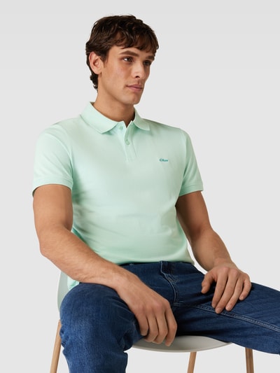 s.Oliver RED LABEL Poloshirt mit Label-Stitching Mint 3