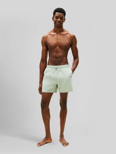 Tommy Hilfiger Badehose mit Label Print Schilf 1
