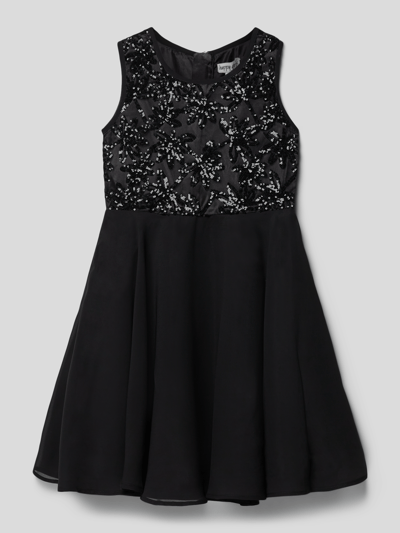 Happy Girls Kleid mit Paillettenbesatz Black 1