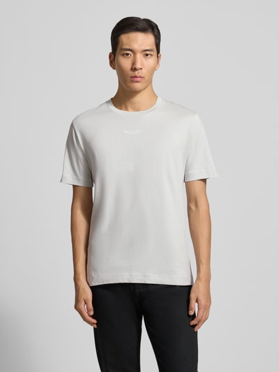 Marc O'Polo Regular fit T-shirt van puur katoen Lichtgrijs - 4
