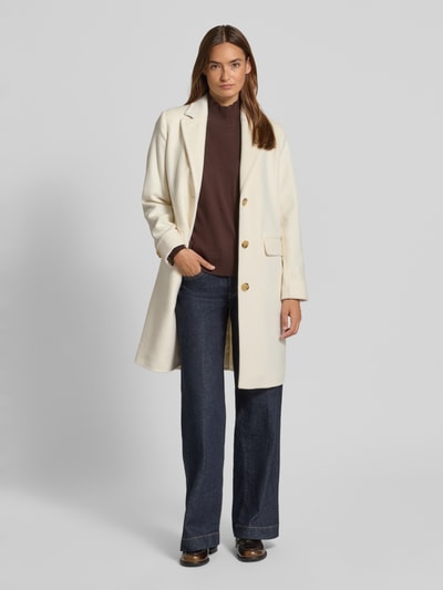 Lauren Ralph Lauren Mantel aus Woll-Mix mit Kaschmir-Anteil Offwhite 1