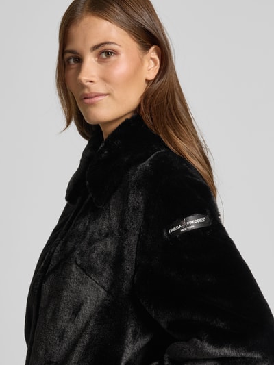 Frieda & Freddies Jacke aus Kunstfell Modell 'XAVI' Black 3