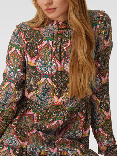MORE & MORE Midikleid mit Paisley-Muster Rosa 3