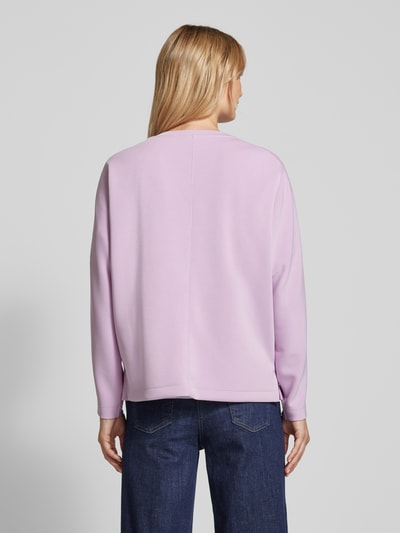 s.Oliver RED LABEL Sweatshirt met deelnaden Lila - 5