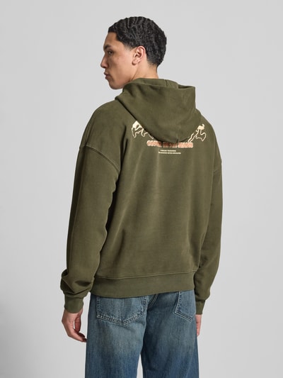 Levi's® Relaxed Fit Hoodie aus reiner Baumwolle Modell 'TWO HORSE' Taupe 5