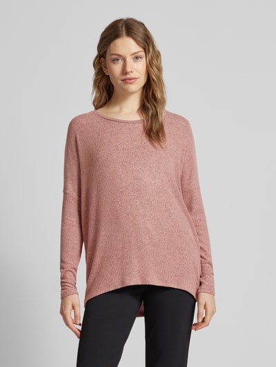 Soyaconcept Gebreide pullover met extra brede schouders, model 'Biara' Rosé gemêleerd - 4