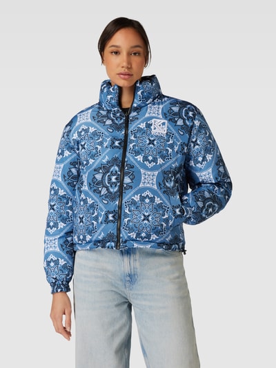 KARL KANI Steppjacke mit Stehkragen Hellblau 6