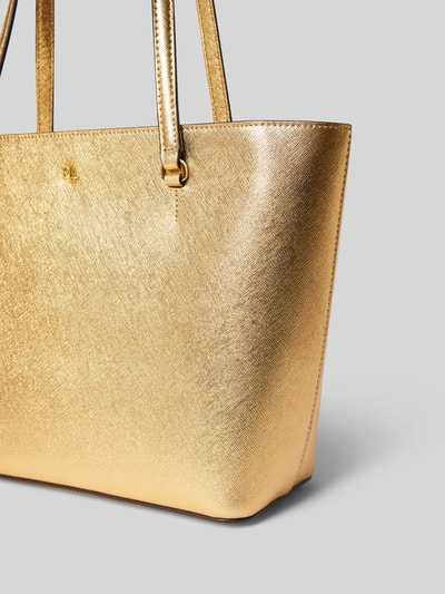 Lauren Ralph Lauren Handtasche mit Label-Applikation Modell 'KARLY' Gold 3