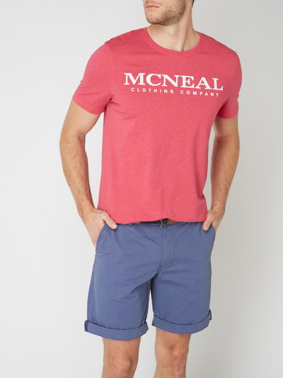 MCNEAL T-Shirt mit Logo-Print Neon Pink Melange 3