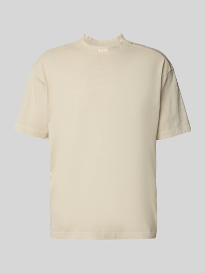 BOSS Orange Comfort Fit T-Shirt aus reiner Baumwolle Beige 2