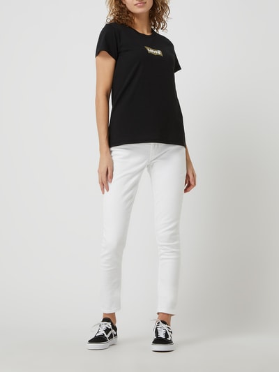 Levi's® T-shirt met logo Zwart - 1