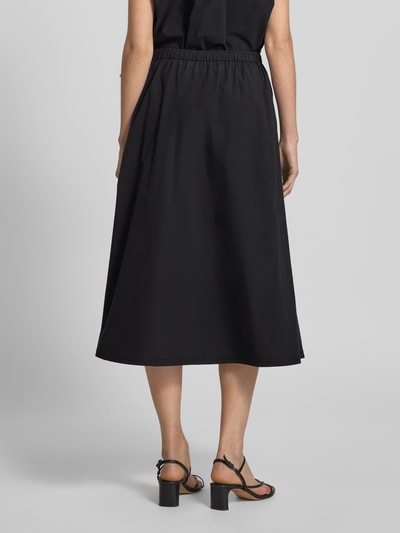 Weekend Max Mara Midirok met stolpplooien, model 'FOLK' Zwart - 5