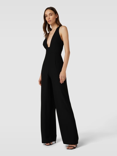 Vera Wang Bride Jumpsuit met steekzakken, model 'VAHANA' Zwart - 1