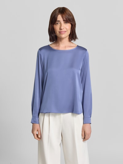 EMME Blusenshirt mit Rundhalsausschnitt Modell 'CURSORE' Hellblau 4