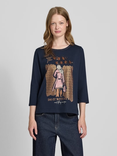 Betty Barclay Bluzka z rękawem o dł. 3/4 Granatowy 4