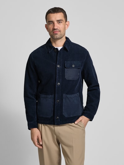 Scotch & Soda Cordjacke mit aufgesetzten Taschen Marine 4