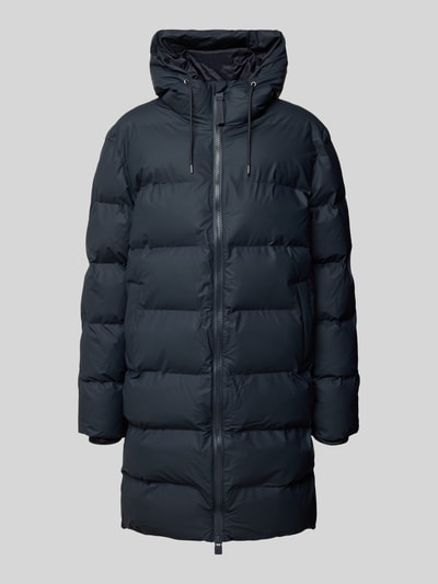 Rains Steppjacke mit Zweiwege-Reißverschluss Modell 'Alta' Marine 1