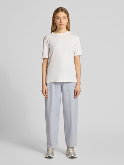 Marc O'Polo Barrel Fit Hose aus Baumwoll-Mix Hellblau 1