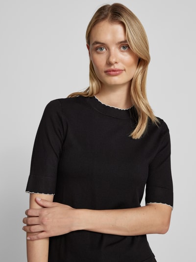 s.Oliver BLACK LABEL Pullover met halflange mouwen  Zwart - 3