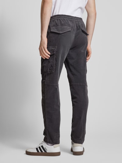 Replay Regular Fit Cordhose mit elastischem Bund Mittelgrau 5