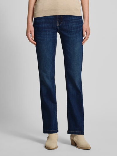 MOS MOSH Straight Leg Jeans im 5-Pocket-Design Modell 'ASHLEY' Dunkelblau 4
