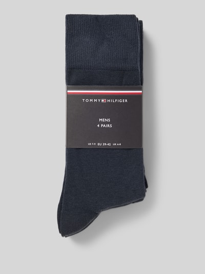 Tommy Hilfiger Socken mit Logo-Detail im 4er-Pack Marine 3