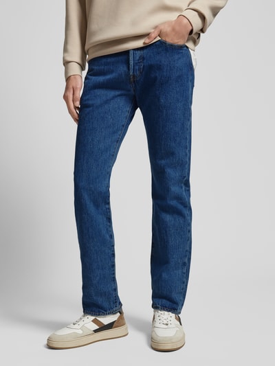 Levi's® Jeans mit Label-Patch Modell "501 STONE WASH" Jeansblau 4