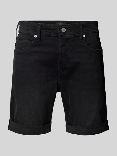 Replay Tapered Fit Jeansshorts mit Eingrifftaschen Modell 'RBJ.901' Black 2