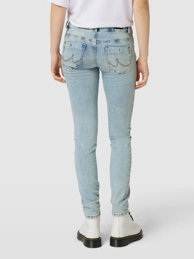 LTB Skinny Fit Jeans im 5-Pocket-Design Modell 'Molly' Hellblau 5