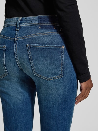 Cambio Slim Fit Jeans aus Baumwoll-Mix Modell 'PIPER' Blau 3