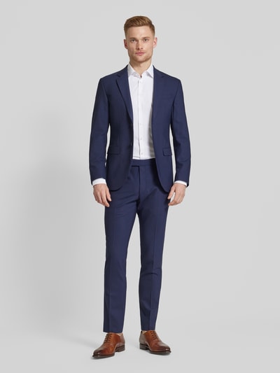 JOOP! Collection Extra slim fit pantalon met structuurmotief Marineblauw - 1