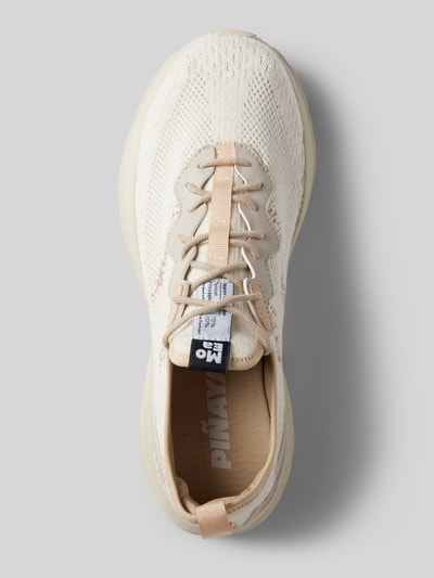 MoEa Sneaker mit Strukturmuster Beige 3