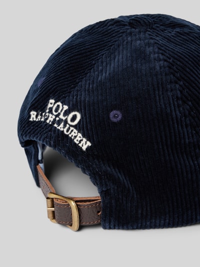 Polo Ralph Lauren Cap aus Cord mit Label-Stitching Marine 3