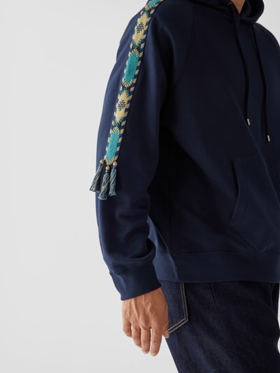 Etro Hoodie mit Zierbesatz Blau 6