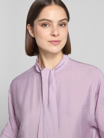 Marc O'Polo Relaxed Fit Schluppenbluse aus Viskose-Mix Flieder 3